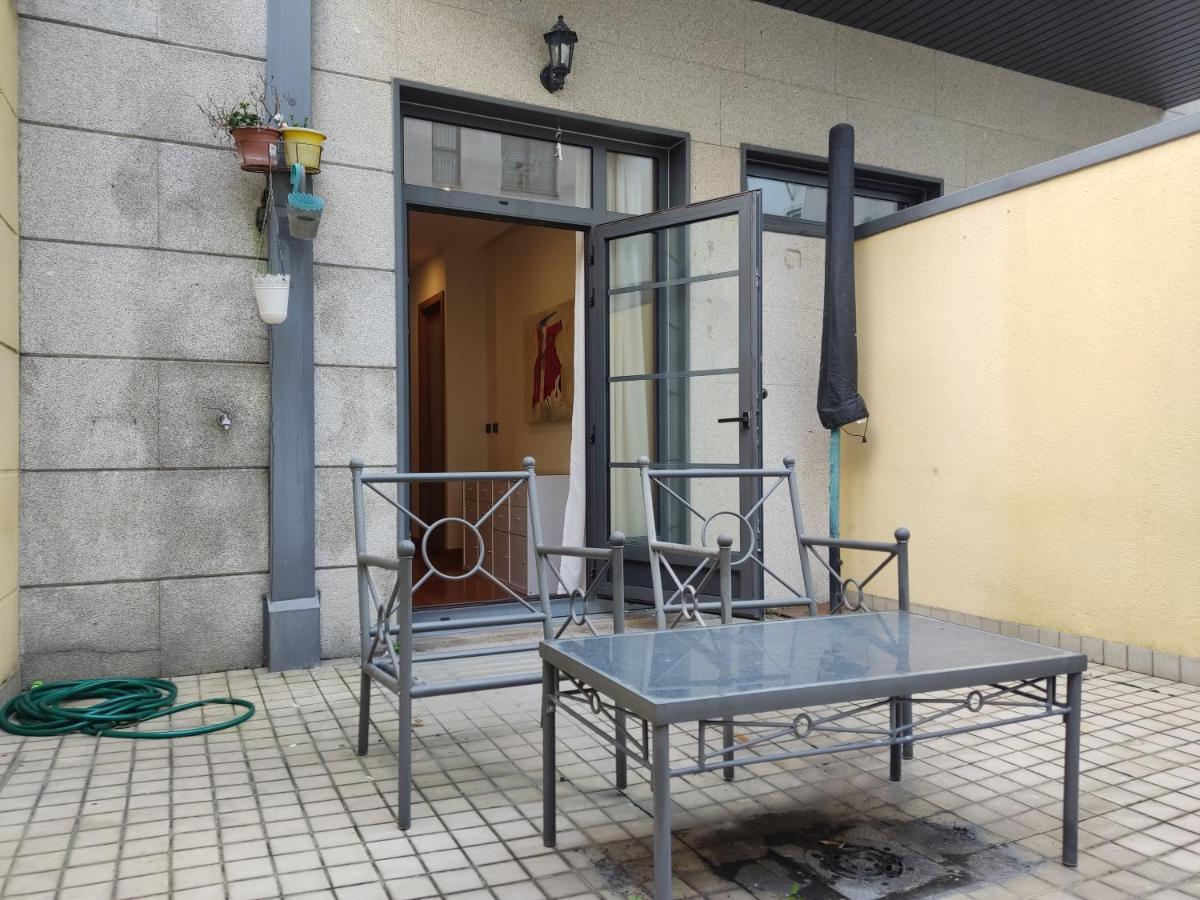 Pleno Centro, Terraza, Principe, 5 Min Casco Vello Y Estacion Ave Apartman Vigo Kültér fotó