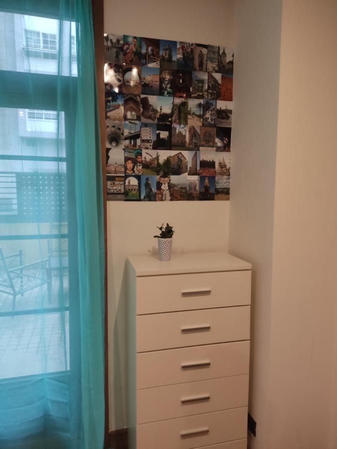 Pleno Centro, Terraza, Principe, 5 Min Casco Vello Y Estacion Ave Apartman Vigo Kültér fotó