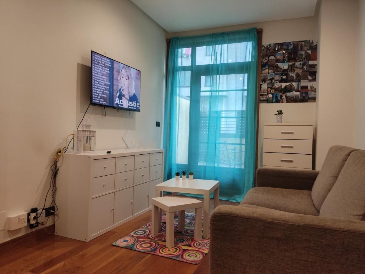 Pleno Centro, Terraza, Principe, 5 Min Casco Vello Y Estacion Ave Apartman Vigo Kültér fotó