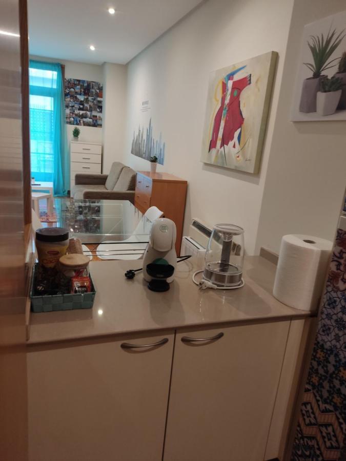 Pleno Centro, Terraza, Principe, 5 Min Casco Vello Y Estacion Ave Apartman Vigo Kültér fotó
