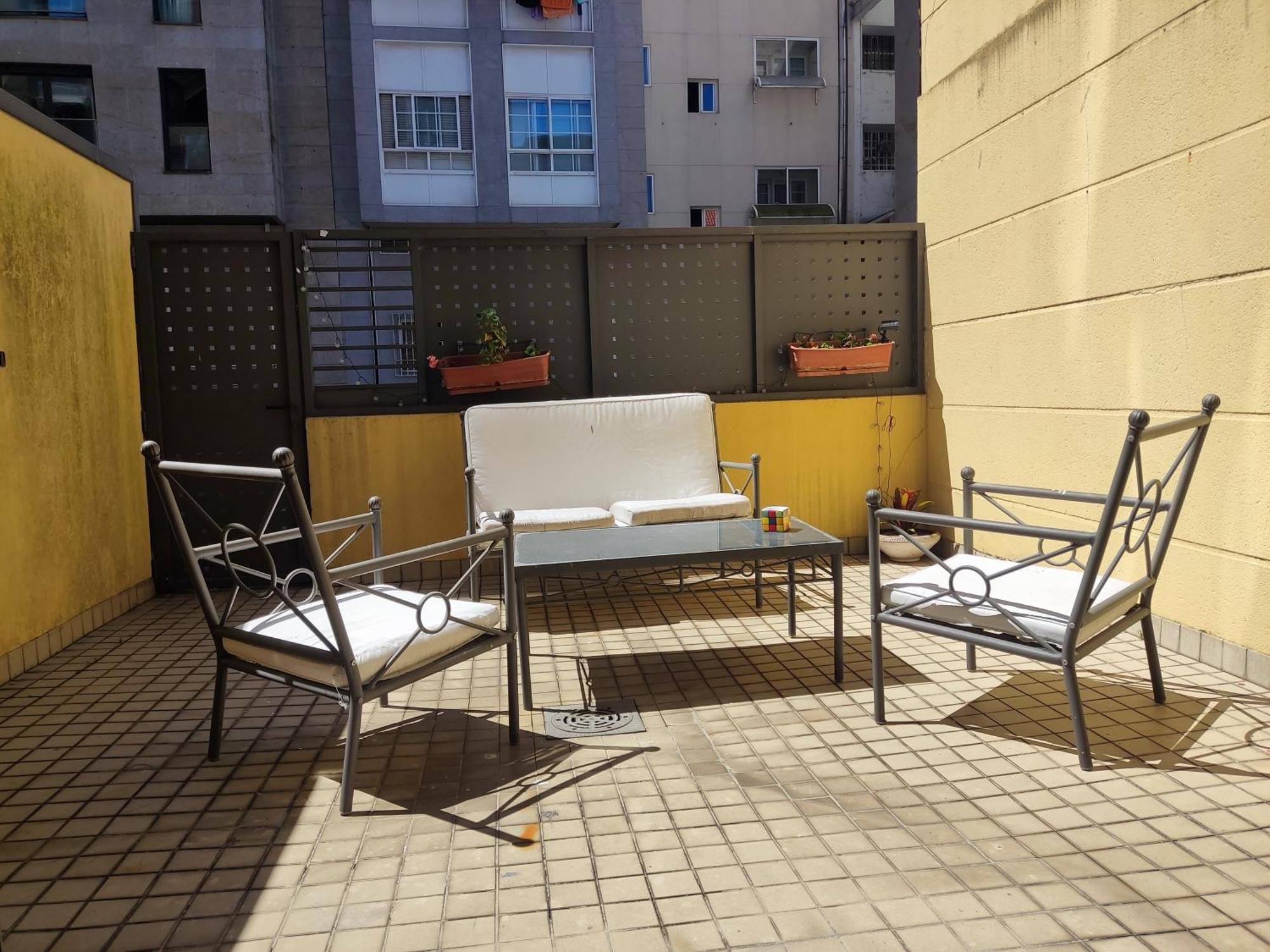 Pleno Centro, Terraza, Principe, 5 Min Casco Vello Y Estacion Ave Apartman Vigo Kültér fotó